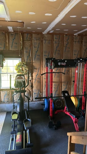 Customer photo review of MAJOR FITNESS All-In-One Home Gym Power Rack Package Raptor F22
