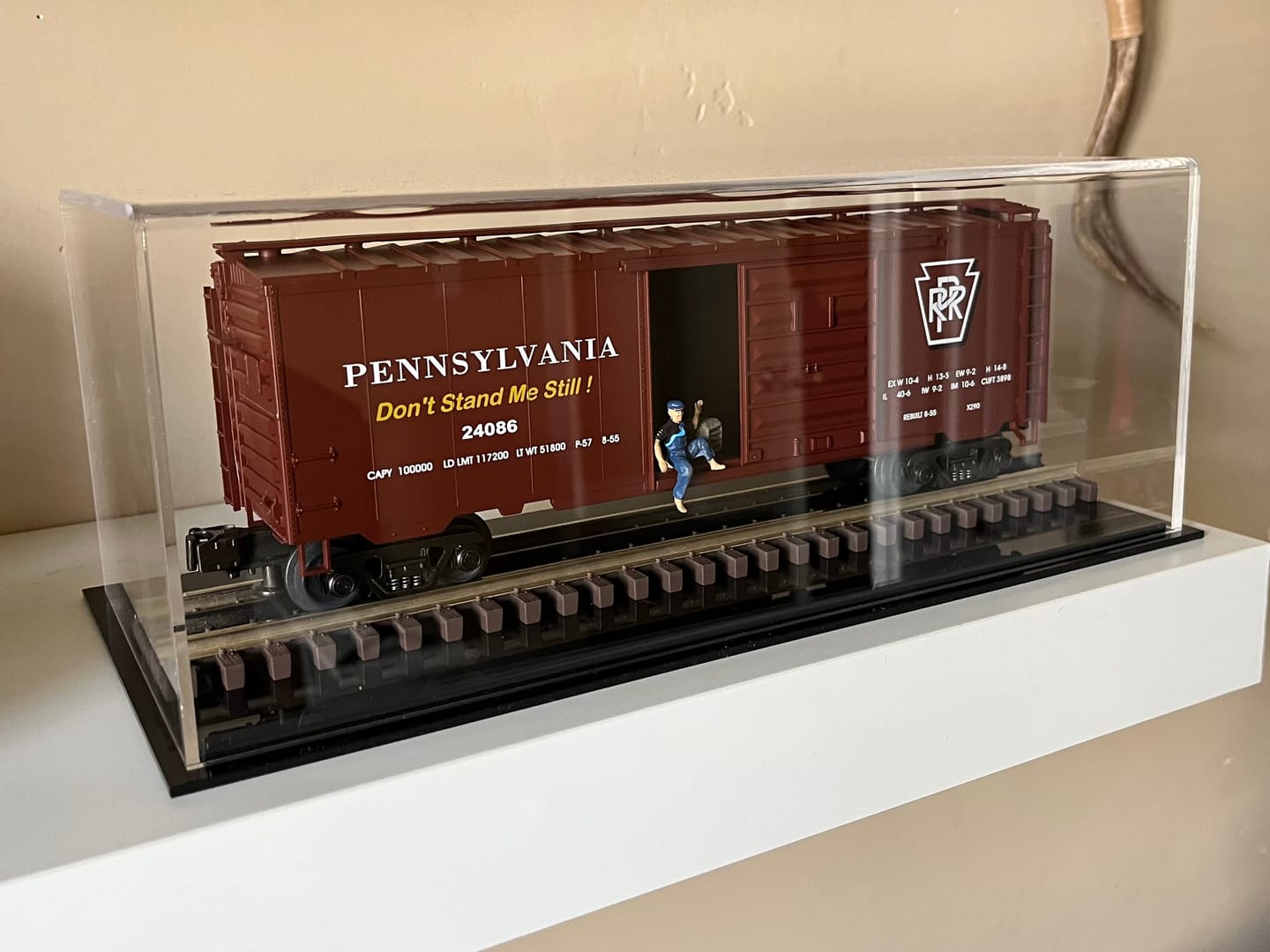 Customer photo review of Clear Acrylic Versatile Display Case 12.75 x 5.5 x 5 (V63/A116)