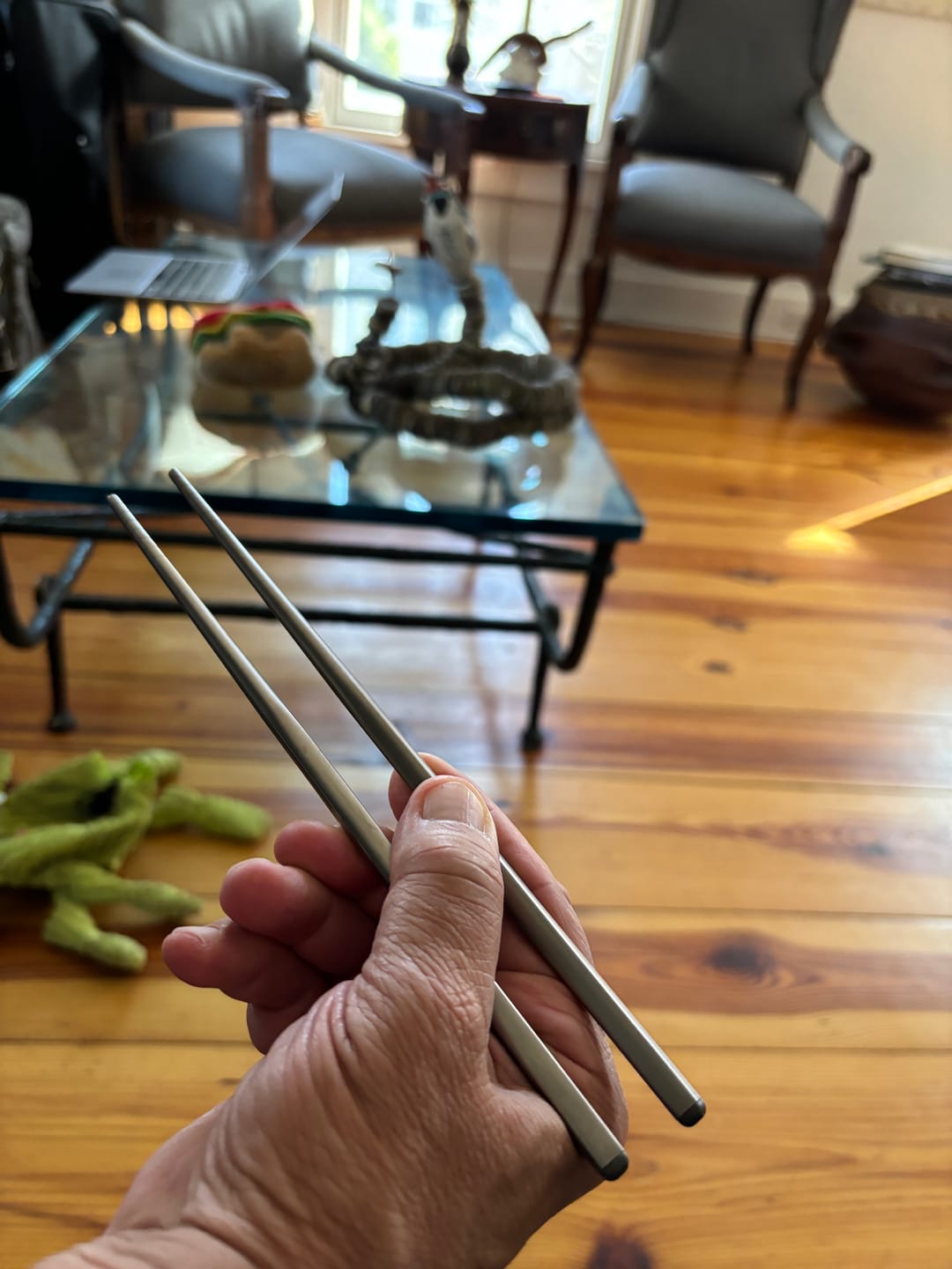 Customer photo review of Magsticks - Titanium Magnetic Chopsticks