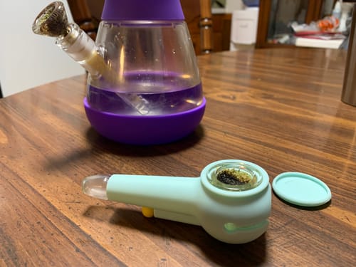 Customer photo review of The Bong Cover - Grape