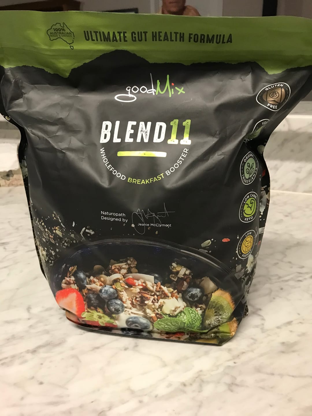 Customer photo review of Blend11: Low FODMAP, low carb, gluten free bircher muesli (Best Poos Ever!)