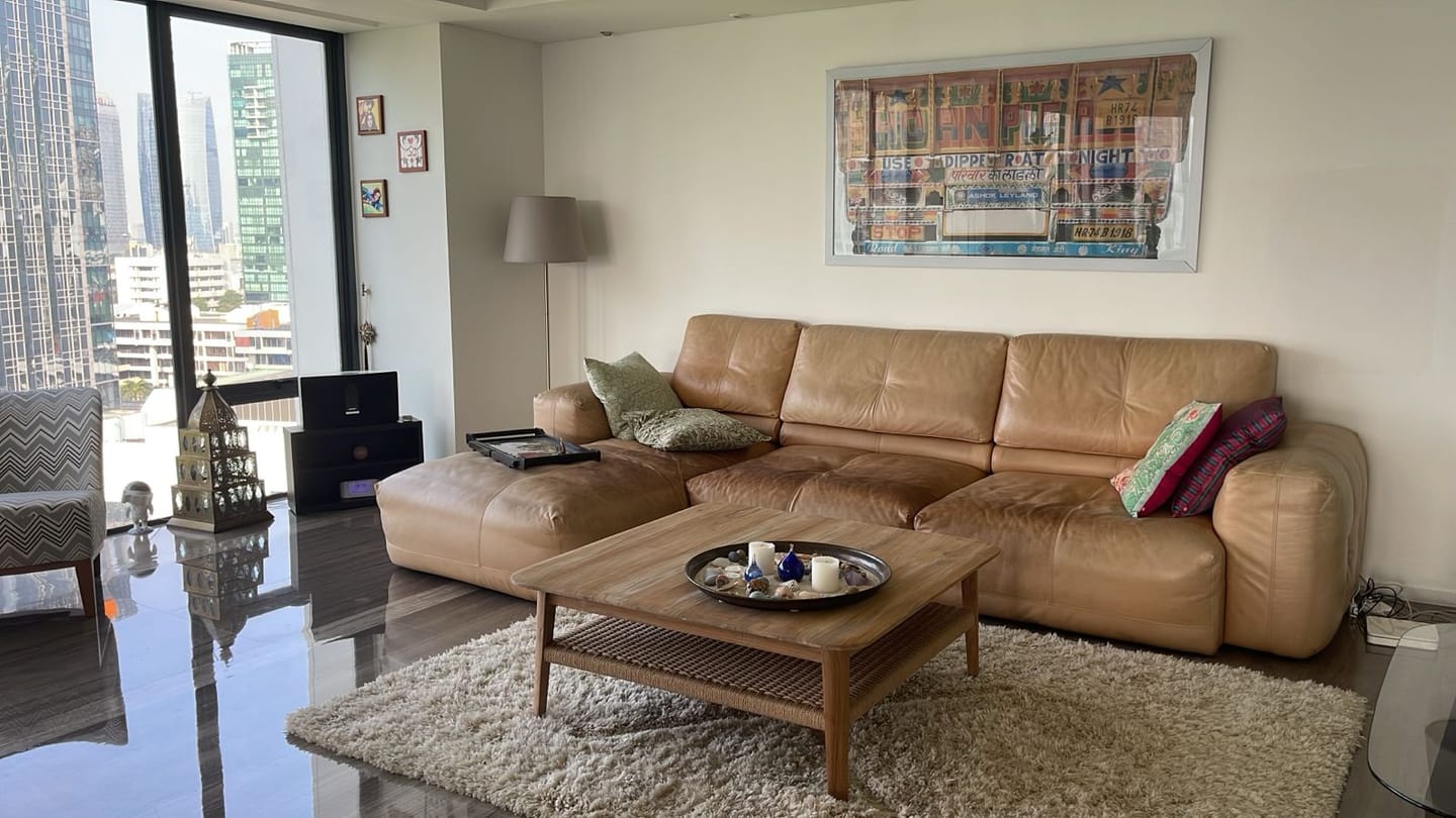 Customer photo review of Square Coffee Table in Premium Teak & Loom
