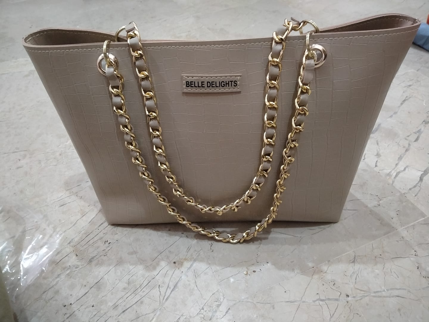 Customer photo review of Off White New Wave Tote Bag