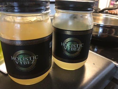 Customer photo review of St Lucia Gold Sea Moss Gel