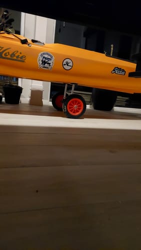 Customer photo review of Carro Porta Kayak tipo D