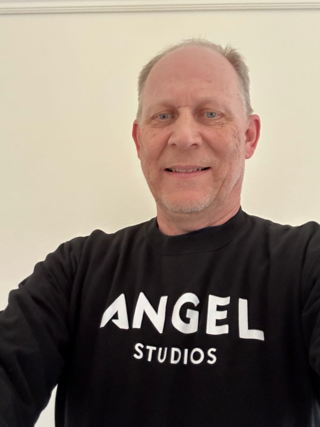 Customer photo review of Angel Studios Sweatshirt
