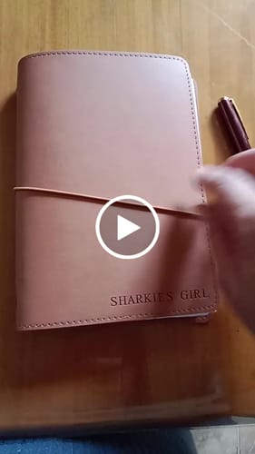 Customer video review of Refillable Notebook Folio - Saddle Brown