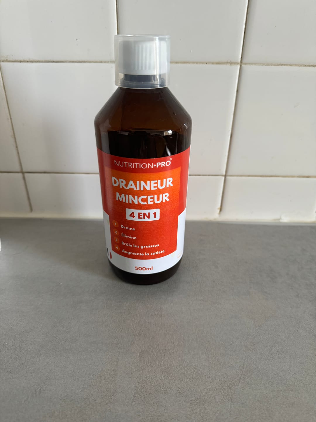 Customer photo review of DRAINEUR MINCEUR 4 EN 1 - 500ML