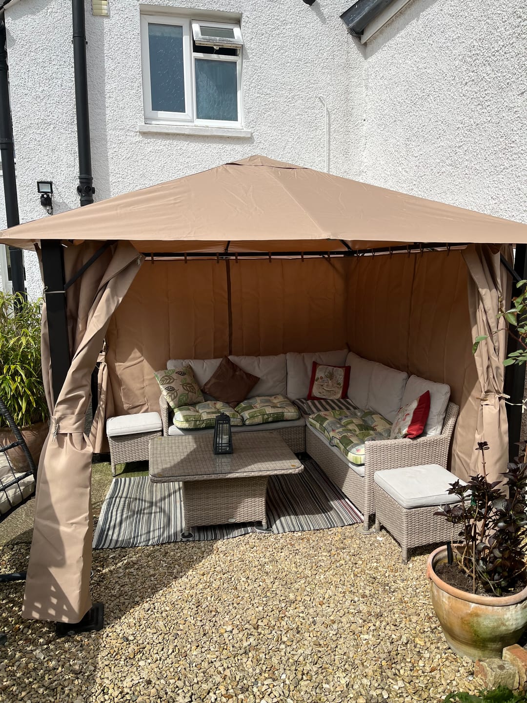 Customer photo review of Venice Garden Gazebo Canopy