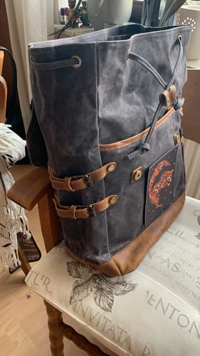 Customer photo review of BIG PATCH Blumenfuchs (schwarzblau)