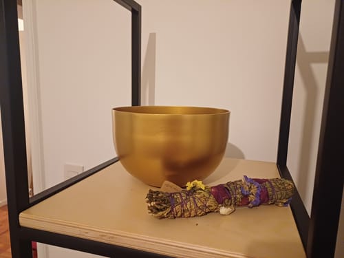 Customer photo review of Bowl Vanguardia | Metal Golden