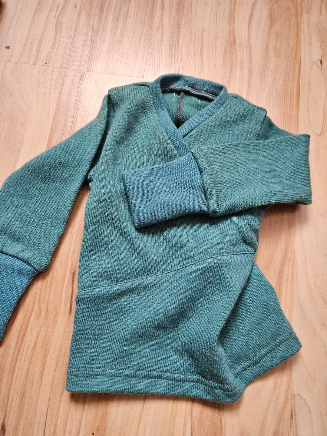 Customer photo review of Kaschmir Longsleeve Blau