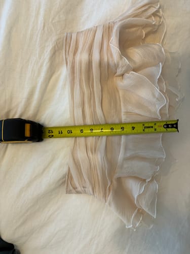 Customer photo review of Giselle Mini Skirt - Ivory