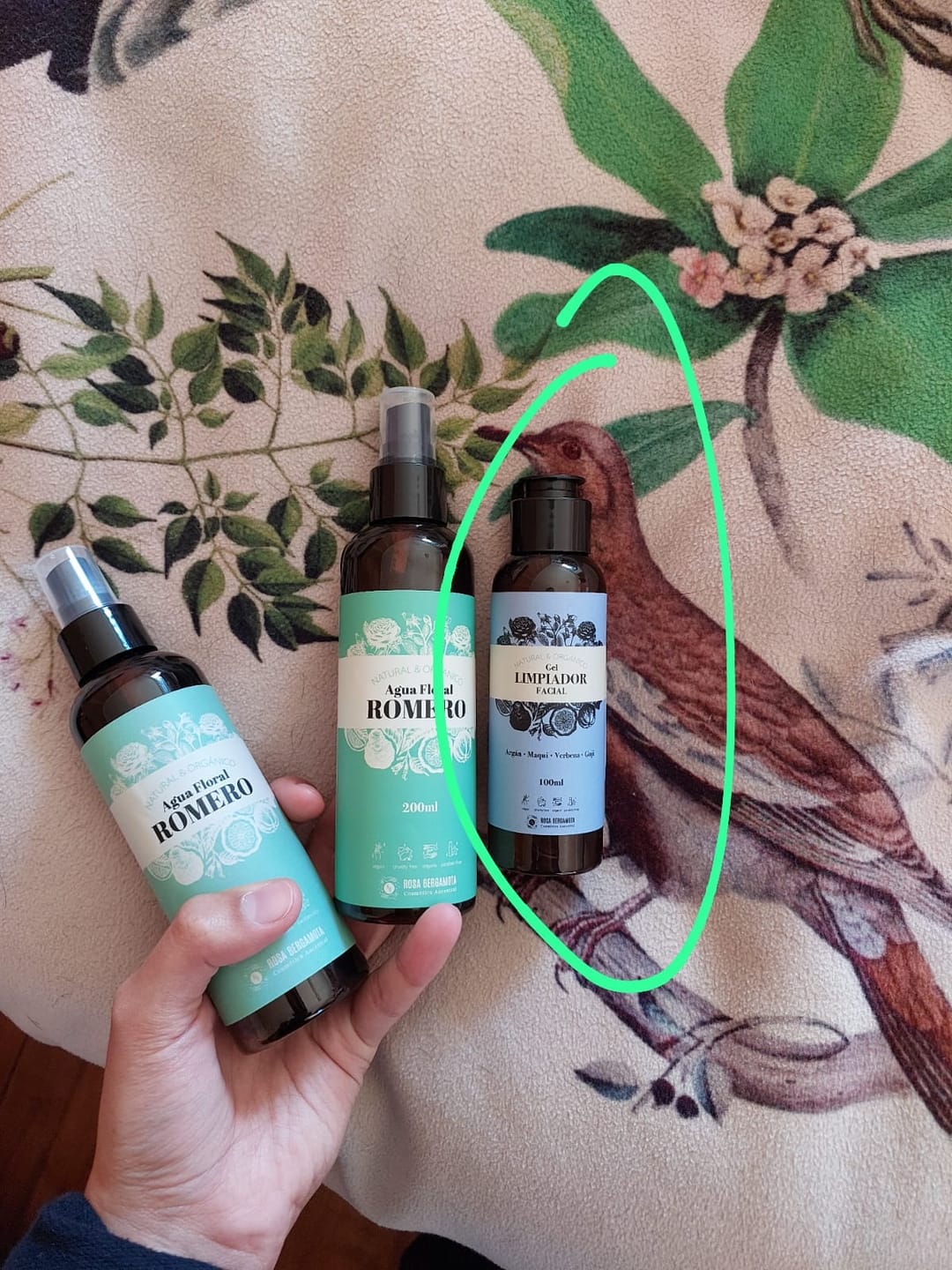 Customer photo review of Agua Floral de Romero