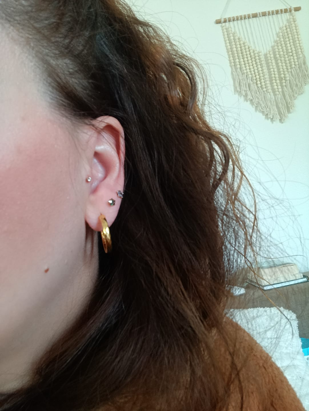 Customer photo review of Pendientes Aros Tetra
