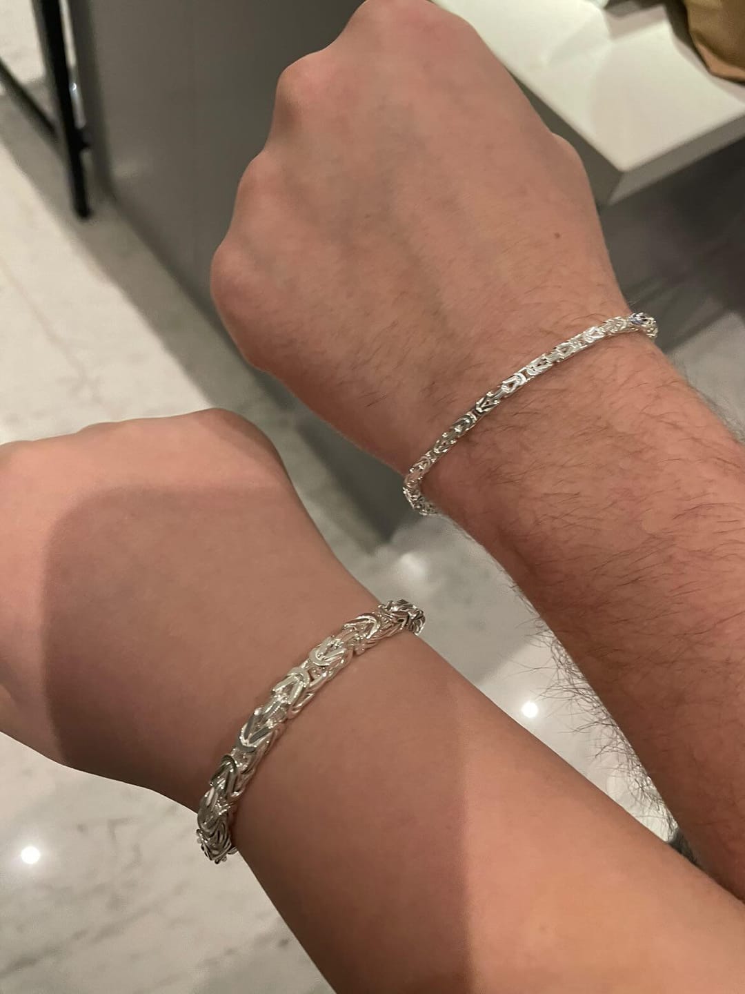Customer photo review of Kejsarlänk Armband 6mm - 925 Silver