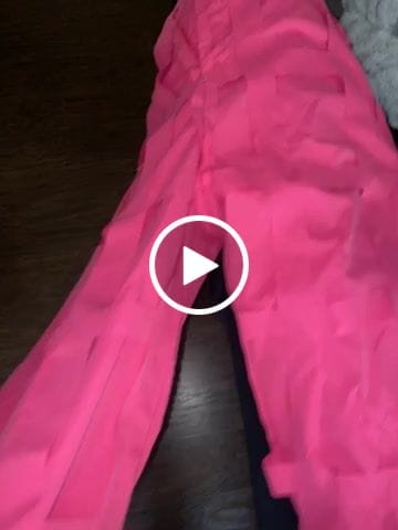 Customer video review of Mens Deconstruction Design Wide Leg Pants SKUK43883