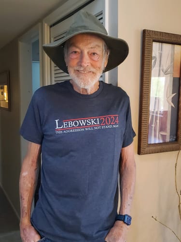 Customer photo review of Lebowski 2024 Premium Triblend Tee