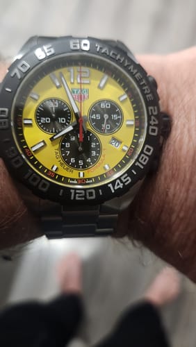 Customer photo review of TAG HEUER FORMULA 1 QUARTZ CHRONOGRAPH 43MM CAZ101AM.BA0842