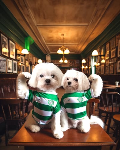 Customer photo review of Personalised Football Dog/Cat Art Deposit