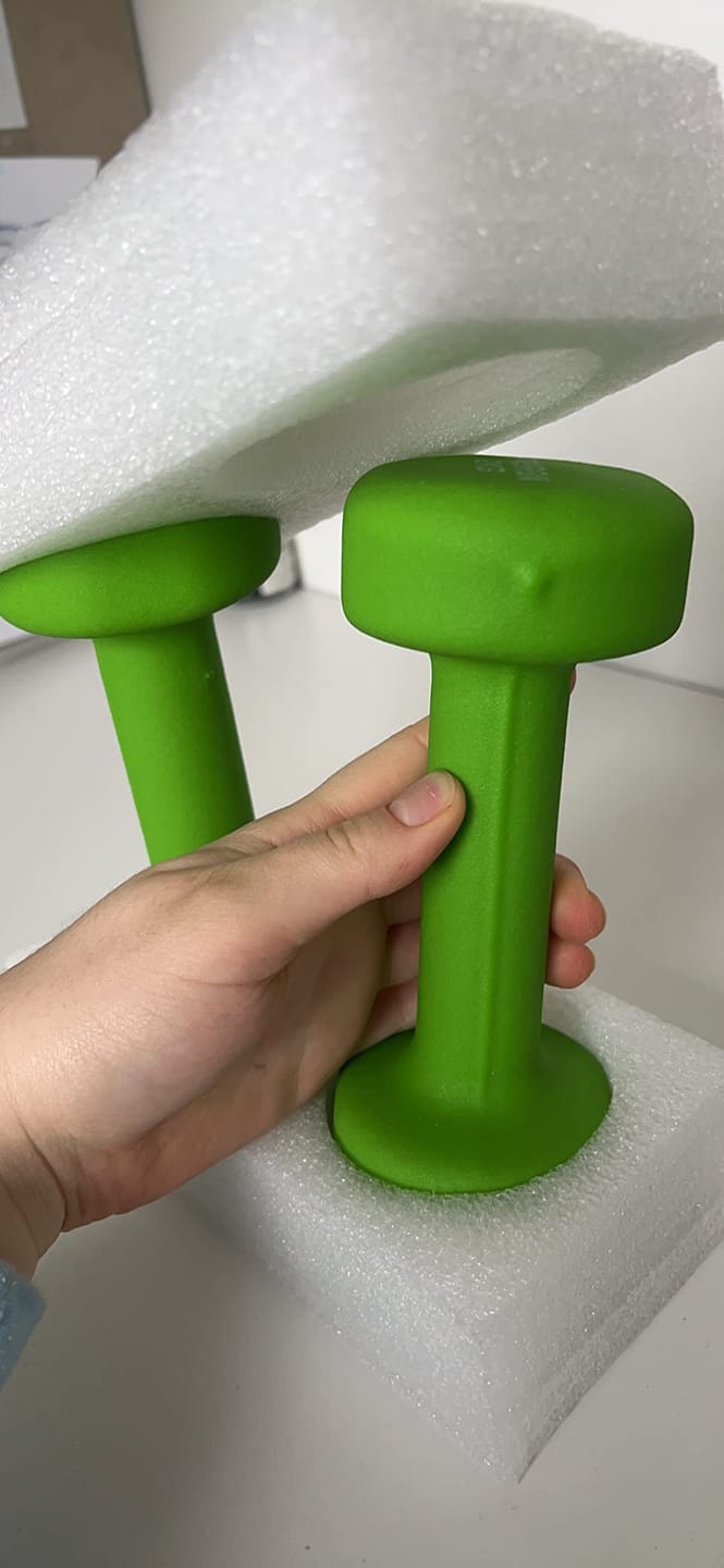 Customer photo review of Mancuernas de Neopreno (Par)