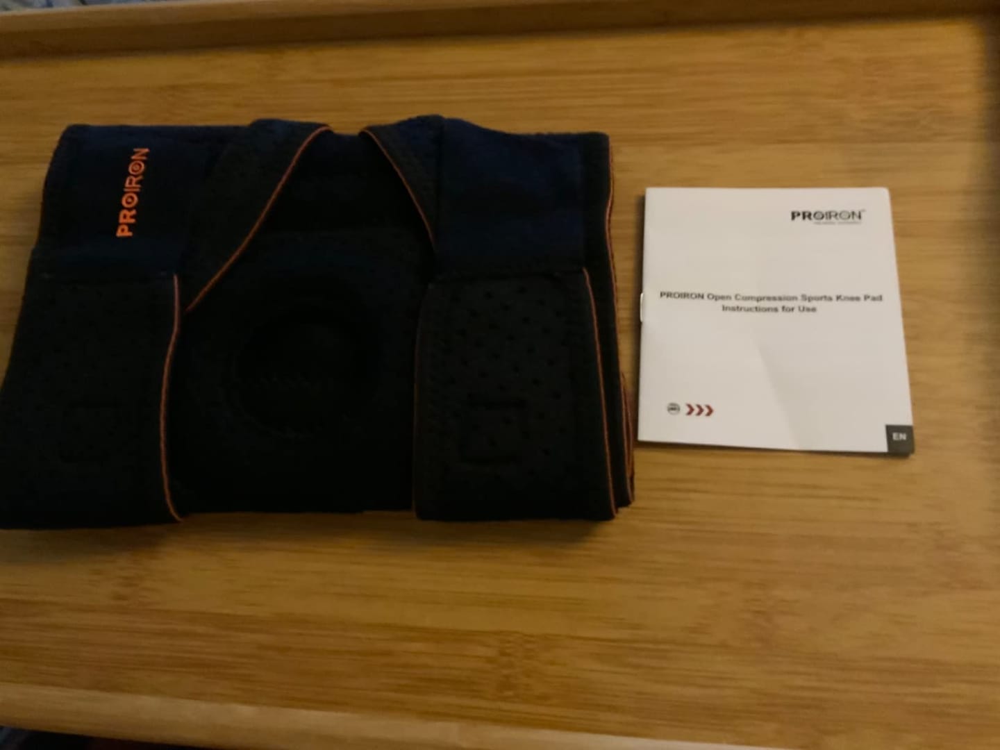 Customer photo review of Rodillera de Compresión Abierta