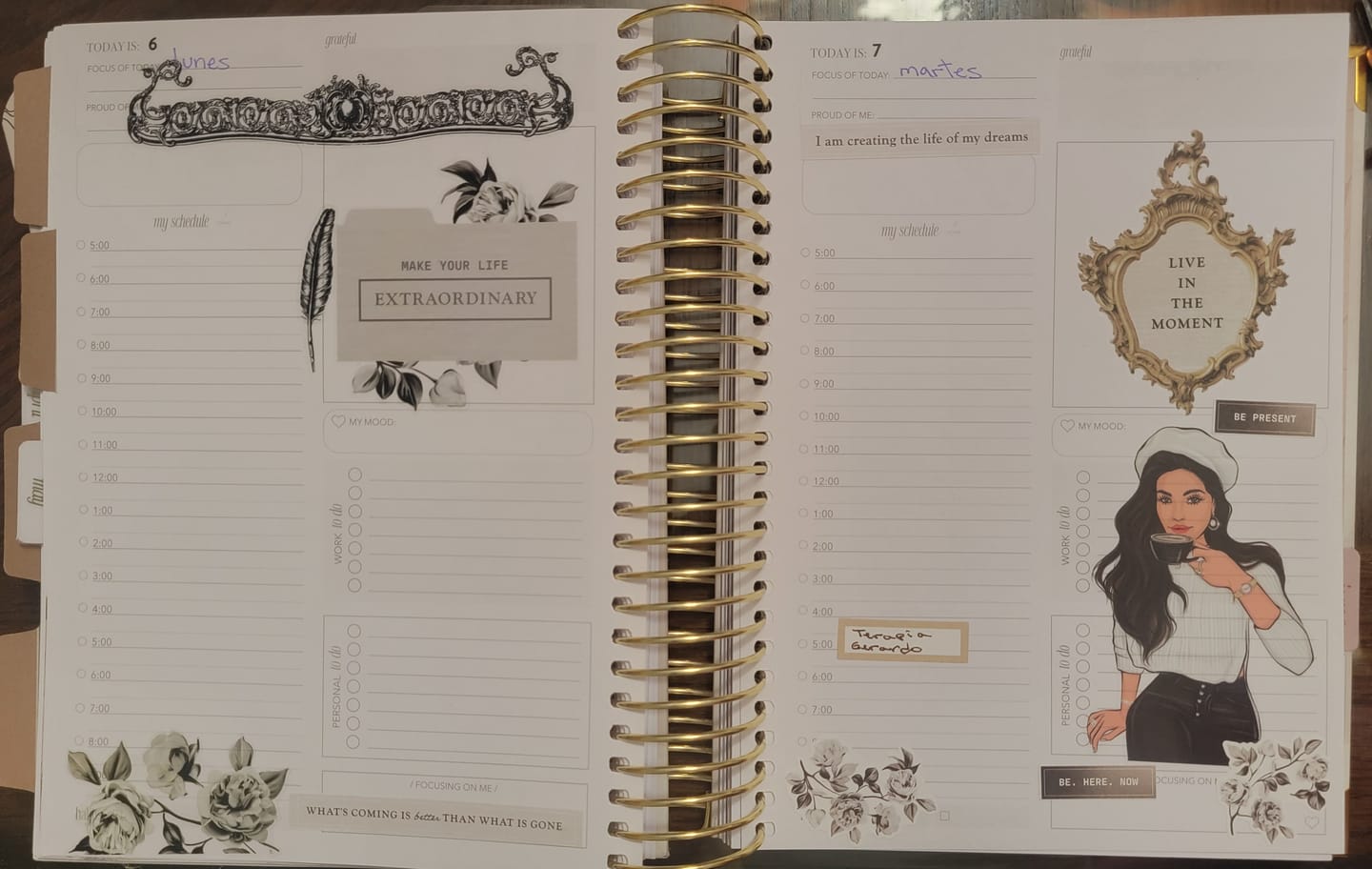 Customer photo review of Live In The Moment Sticker Book