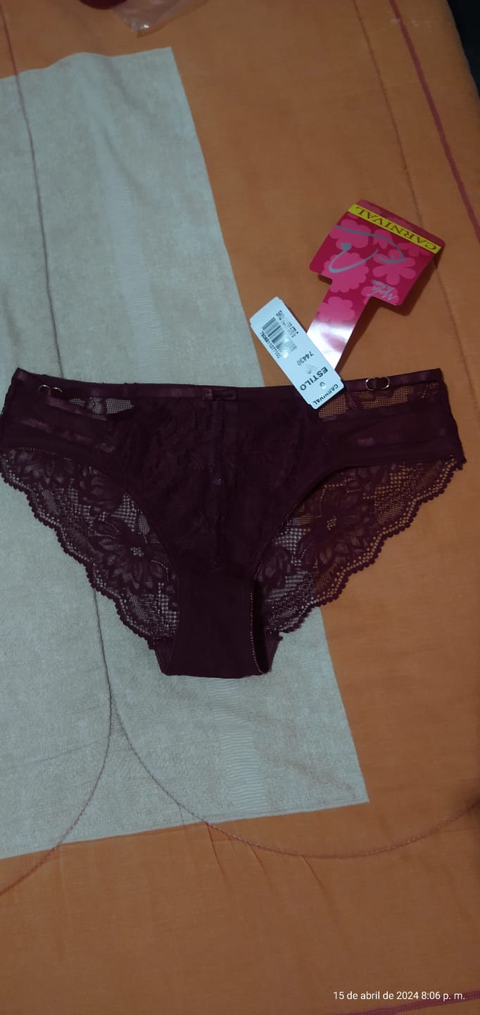 Customer photo review of Pantie coordinable con detalle de encaje  74430 Lady Carnival
