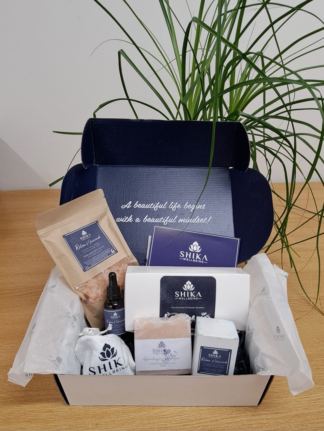 Customer photo review of Relax & Unwind Self Care Spa Pamper Hamper Gift Set- Aromatherapy Pure Essential Oil, vegan, cruelty-free & paraben-free. Made in UK
