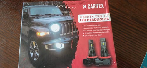 Customer photo review of CARIFEX®  Non-Flickering LED Headlight Sets - 50% OFF