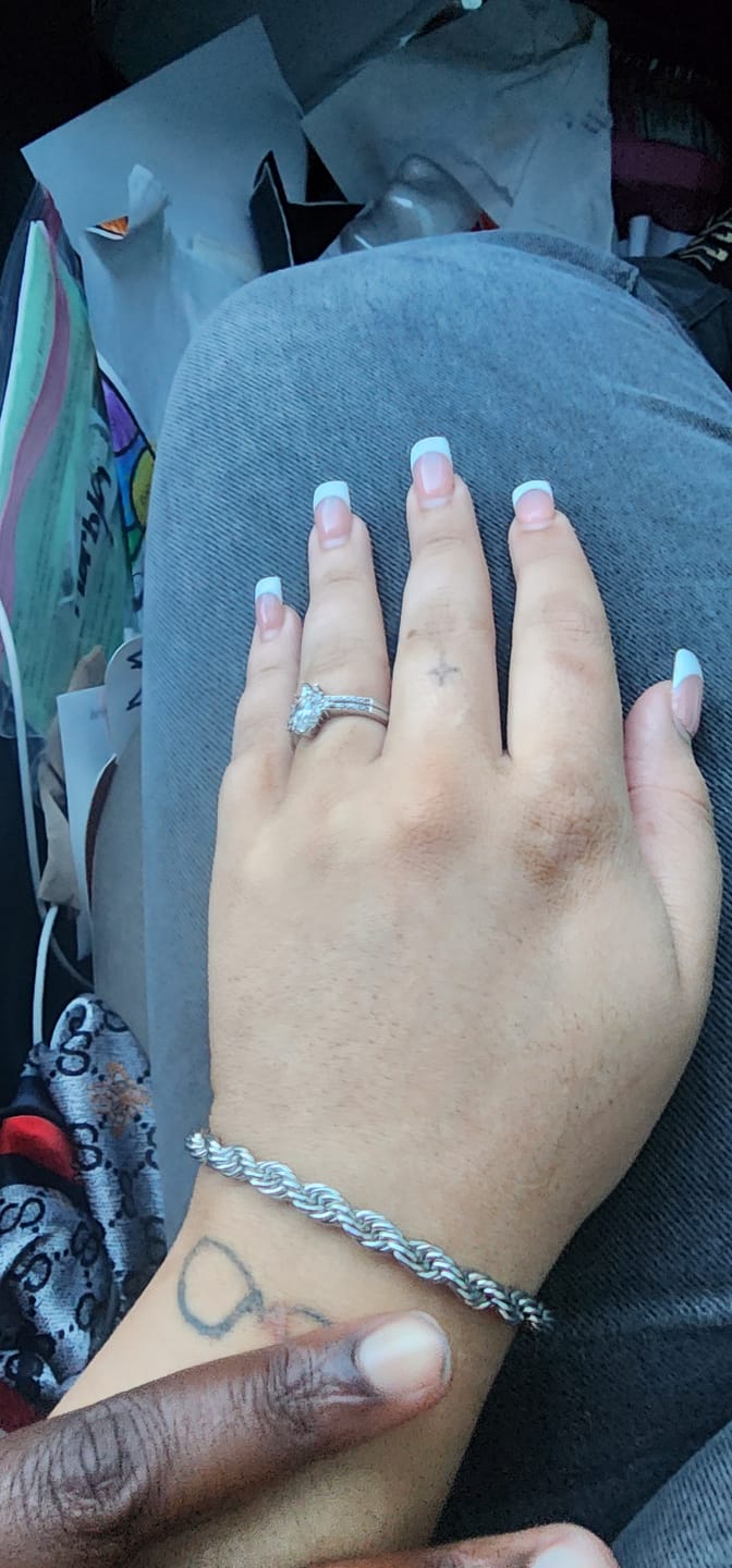 Customer photo review of 6mm Rope Bracelet - White Gold