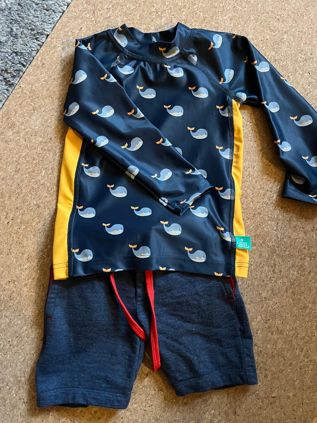 Customer photo review of Whale Song UPF 50+ Sunsafe Long Sleeve Rash Vest