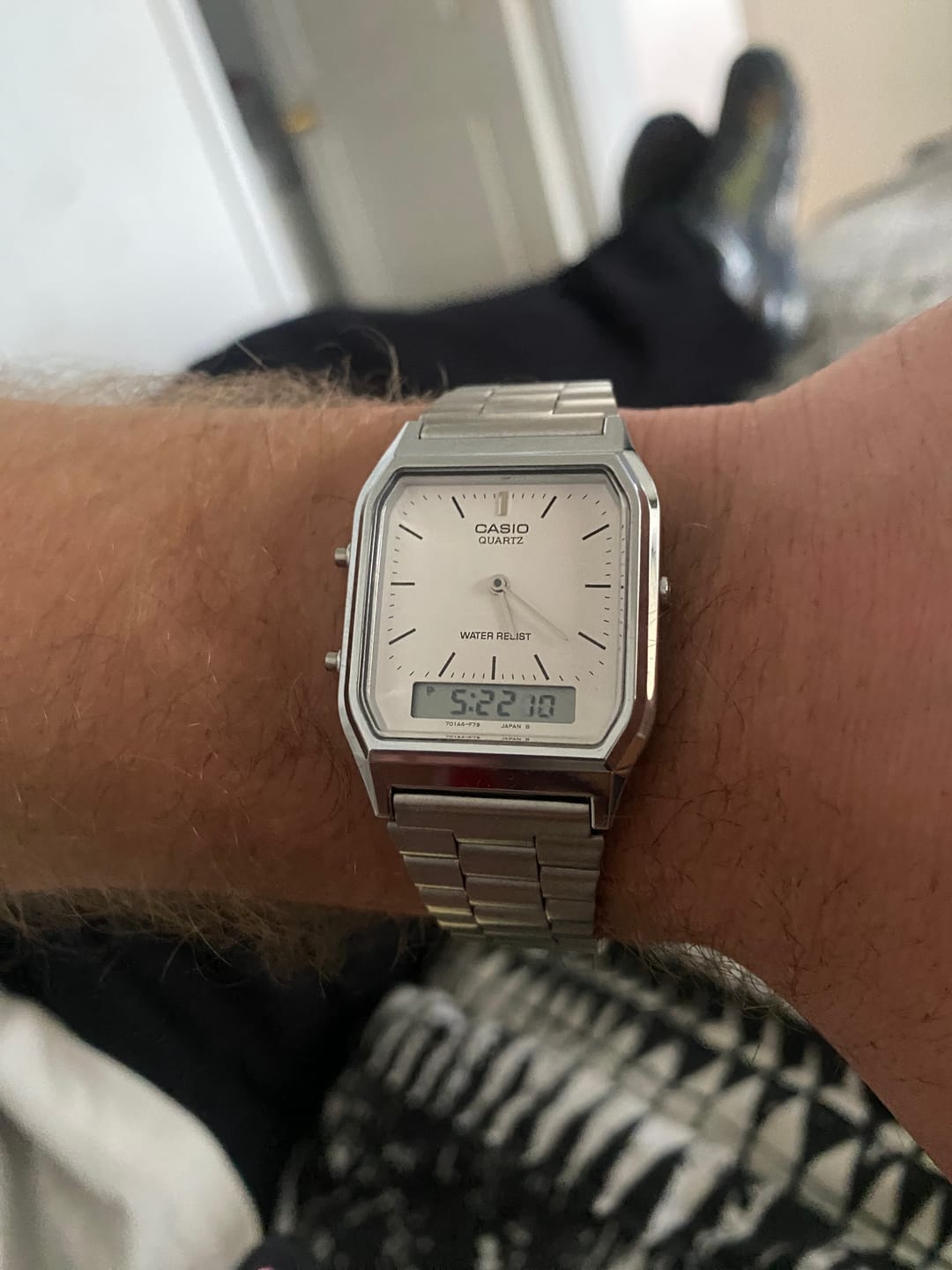 Customer photo review of Reloj Casio Vintage AQ-230A-7DMQ Análogo Digital Plateado