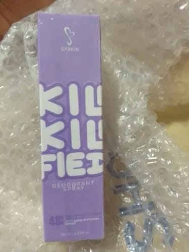 Customer photo review of KILI-KILI FIED Deodorant Spray By Sachzna