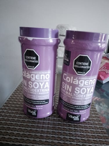 Customer photo review of Colágeno Hidrolizado sabor Vainilla - X700 G