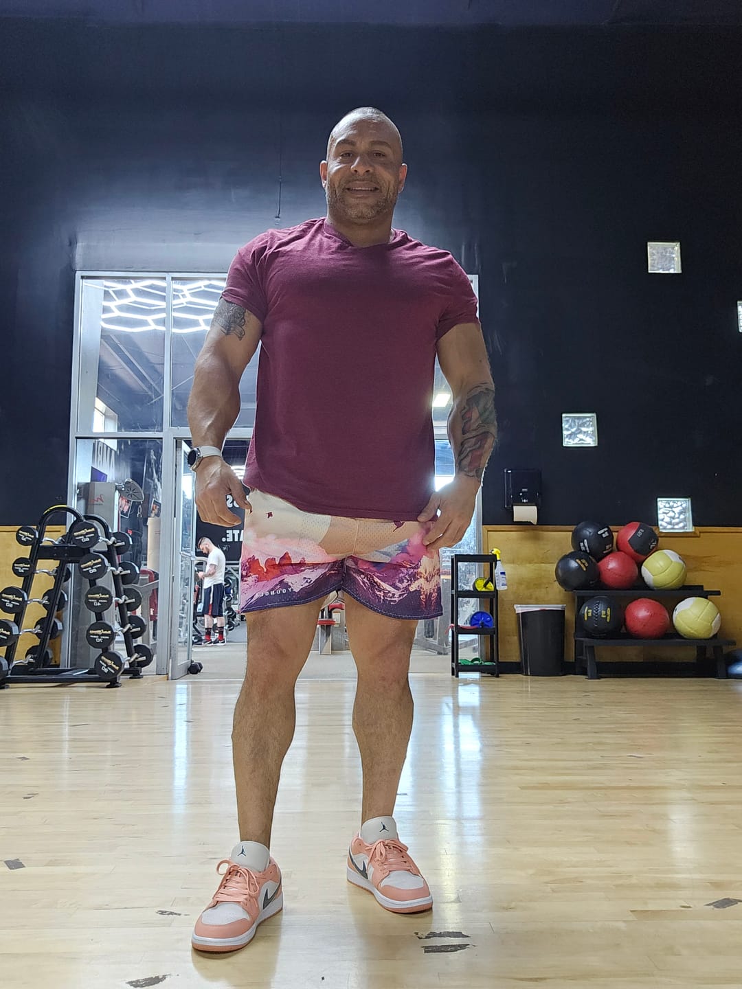 Customer photo review of 141 The Block Party Shorts