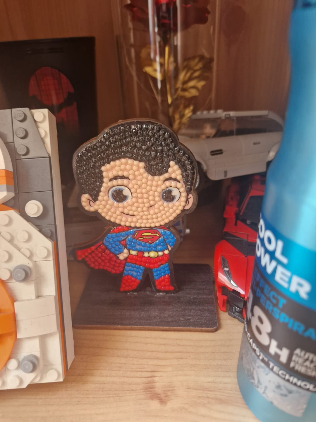 Customer photo review of "Superman" Crystal Art Buddies DC Series 3