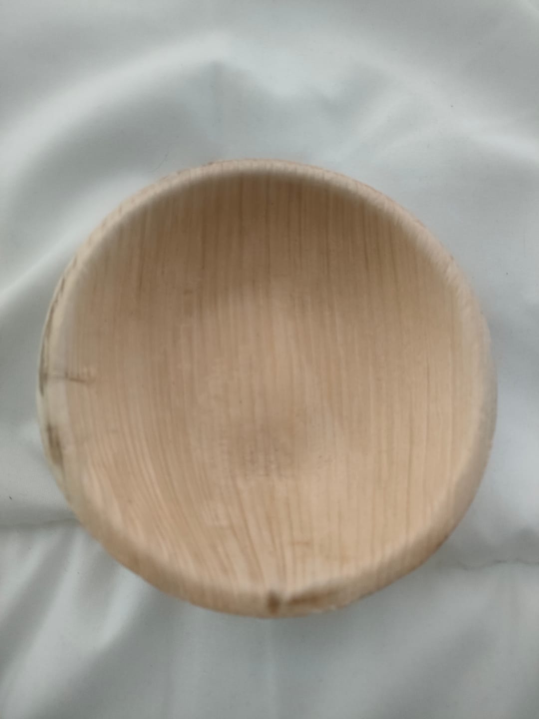 Customer photo review of 3" (8 cm) Round Palm Leaf Disposable Bowls