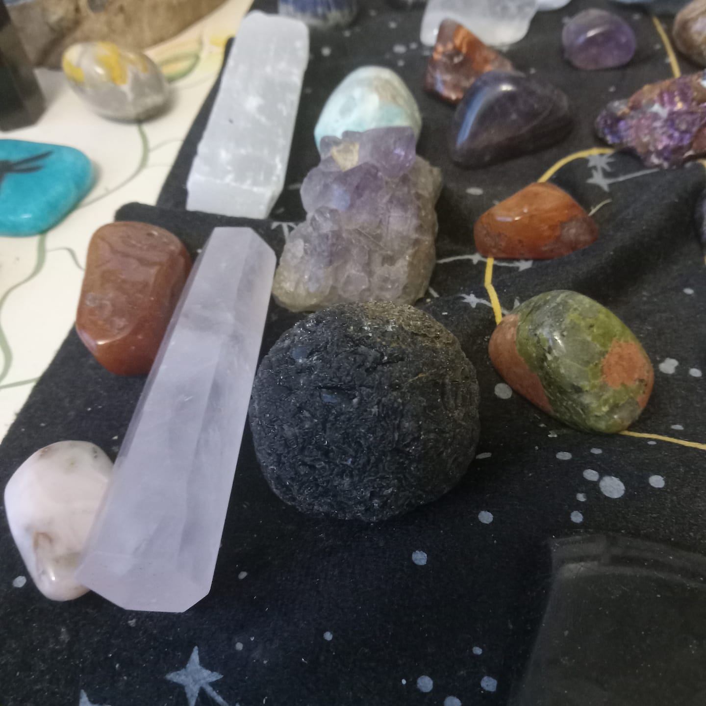 Customer photo review of Tektite Specimen - The Only Crystal on the Planet that can Absorb Dark Energy