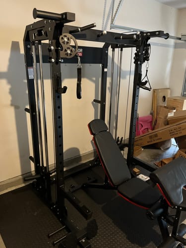 Customer photo review of Major Fitness F22 All-In-One Home Gym Power Rack