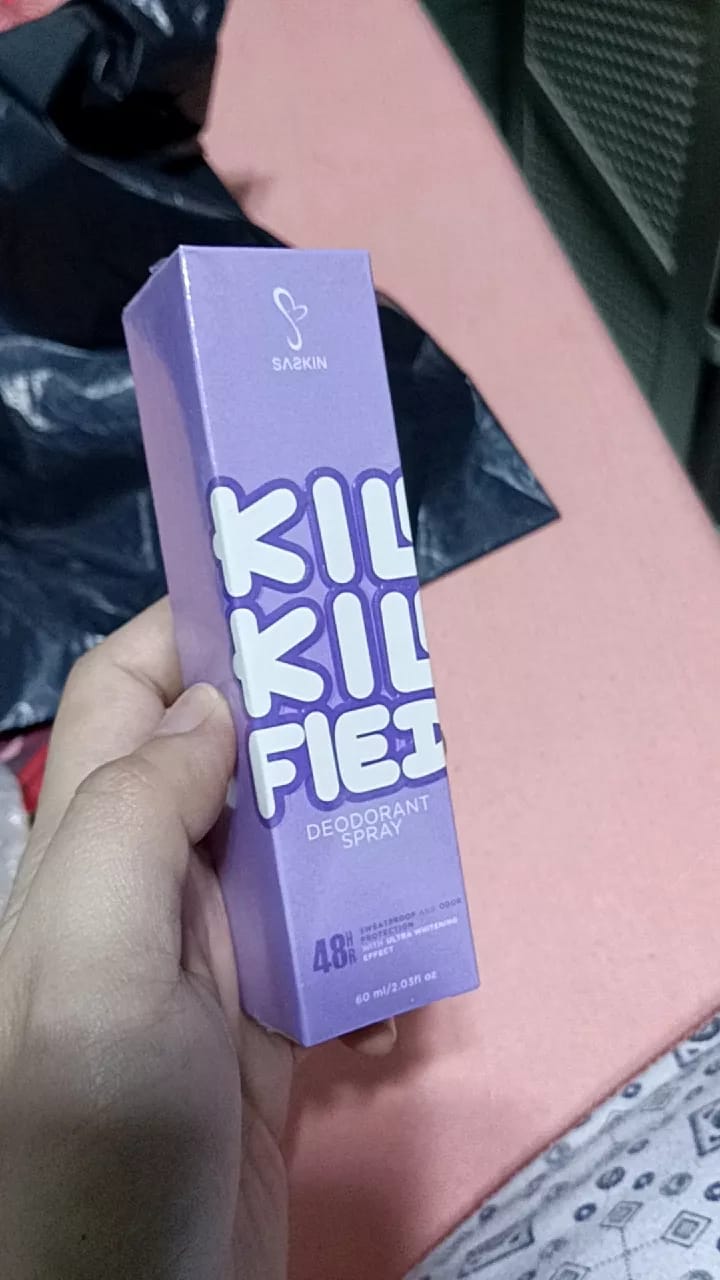 Customer photo review of KILI-KILI FIED Deodorant Spray By Sachzna