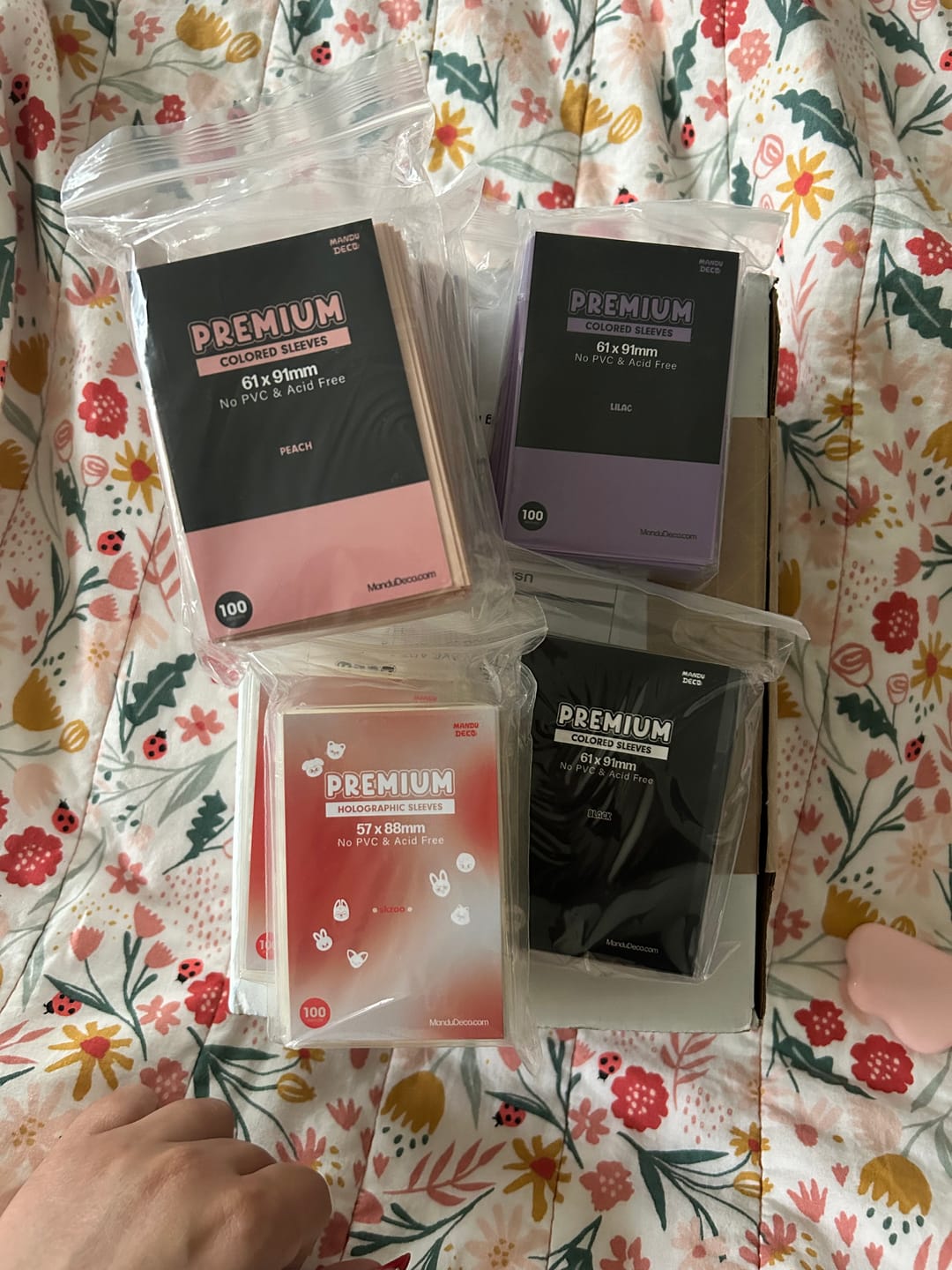 Customer photo review of COLORED PHOTOCARD SLEEVES - 61x91mm