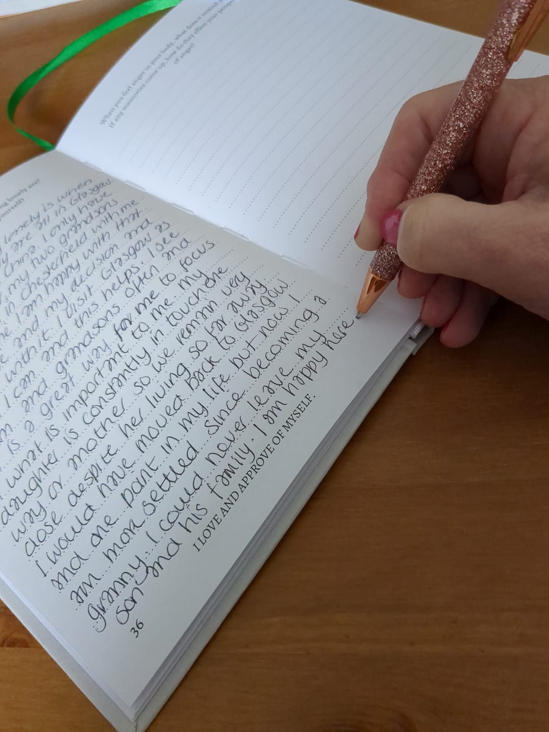 Customer photo review of Let It Go Journal