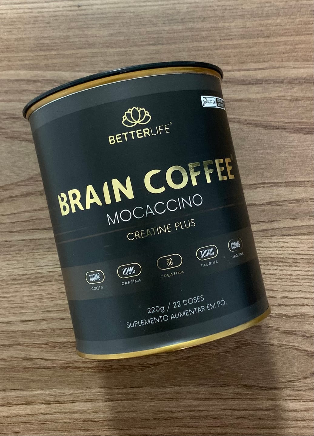 Customer photo review of Brain Coffee Mocaccino Creatine Plus 220g