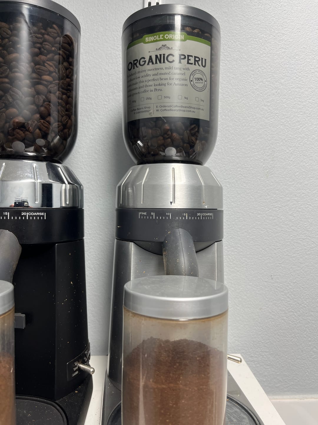 Customer photo review of Organic Peru Coffee Beans