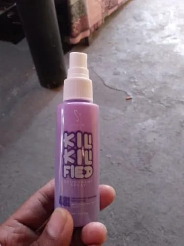 Customer photo review of KILI-KILI FIED Deodorant Spray By Sachzna