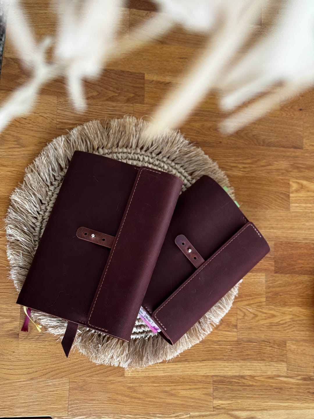 Customer photo review of Bibelhülle "Vario+" · echtes Leder · handmade Bibelhülle nach Maß