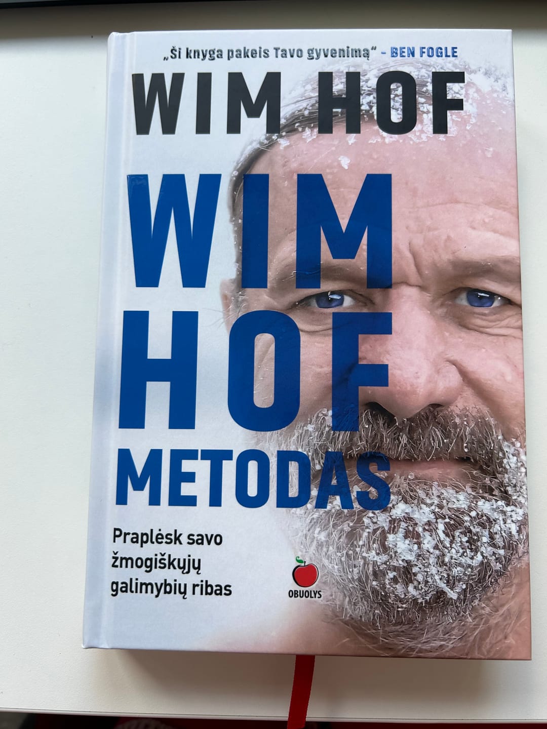 Customer photo review of WIM HOF METODAS: revoliucinis tarptautinis sveikatos bestseleris