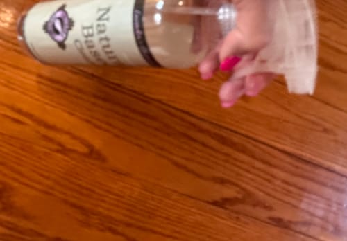 Customer photo review of Natural Based Cleaner - 3 scents/Sprayer not included
