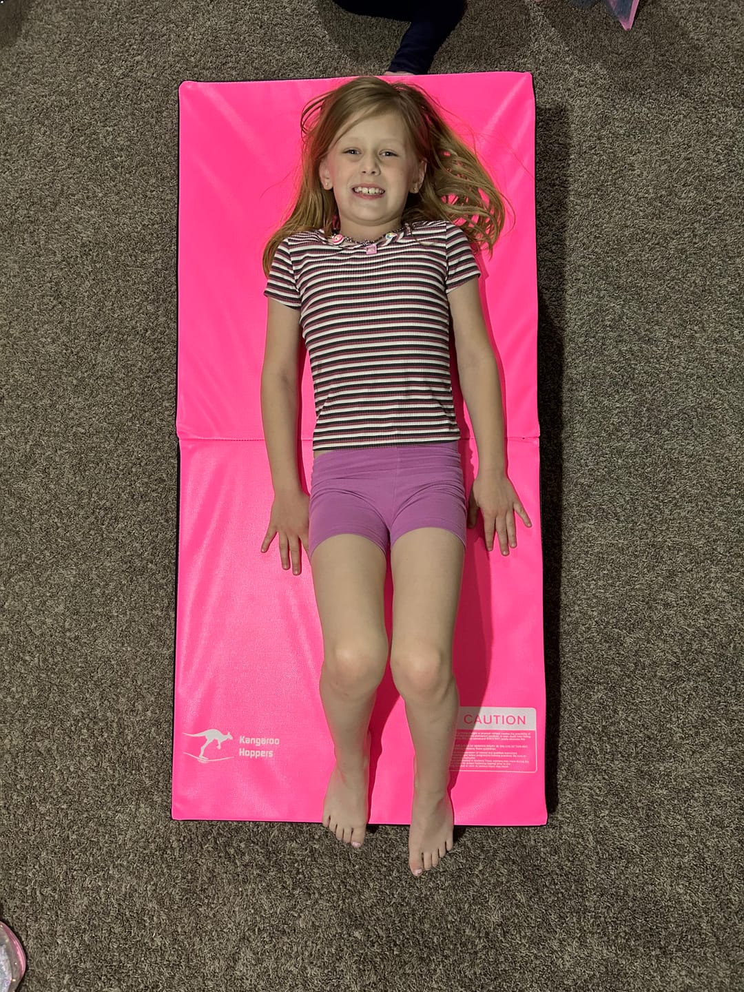 Customer photo review of Gymnastics Tumbling Cheese Wedge Mat (S/M/L)
